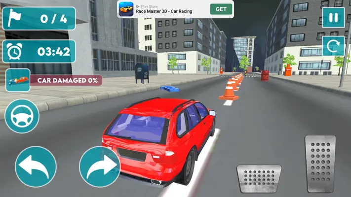 Car Crash Maniac Accidents 3D android App screenshot 1