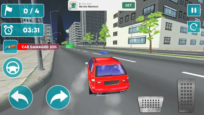 Car Crash Maniac Accidents 3D android App screenshot 2